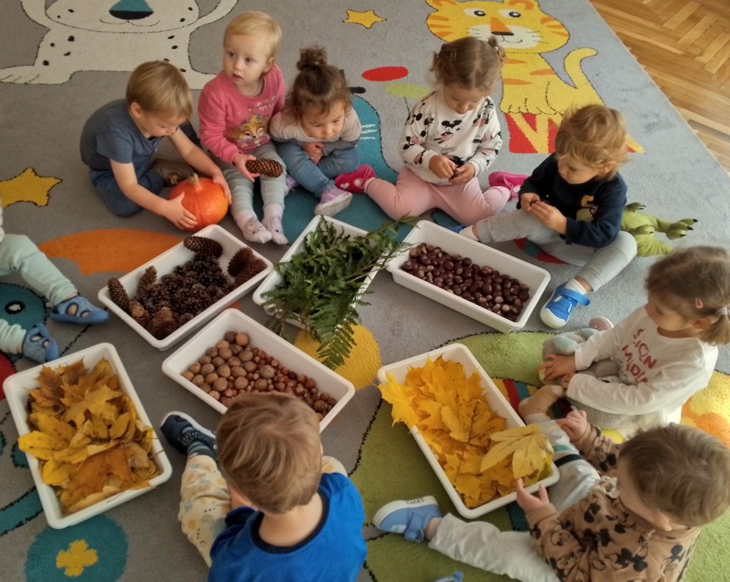 Skarby jesieni w grupie Motylki