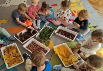 Skarby jesieni w grupie Motylki