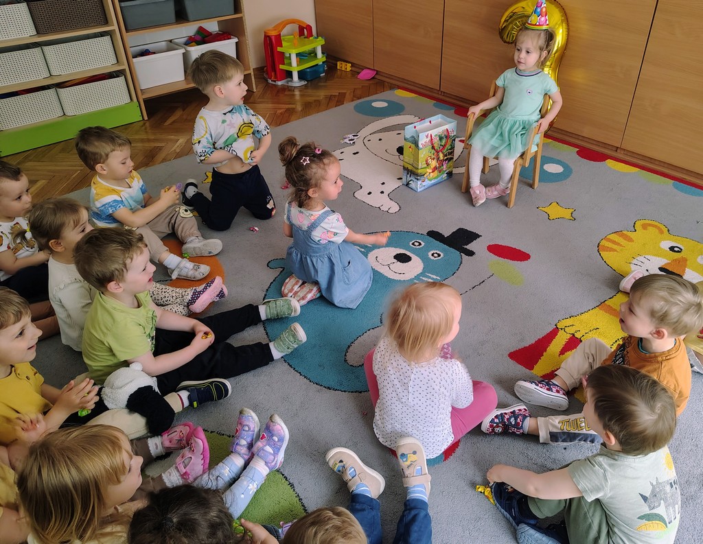 Urodziny w grupie Motylki