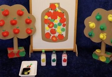 Dzień Jabłka w grupie Pszczółek i Biedronek