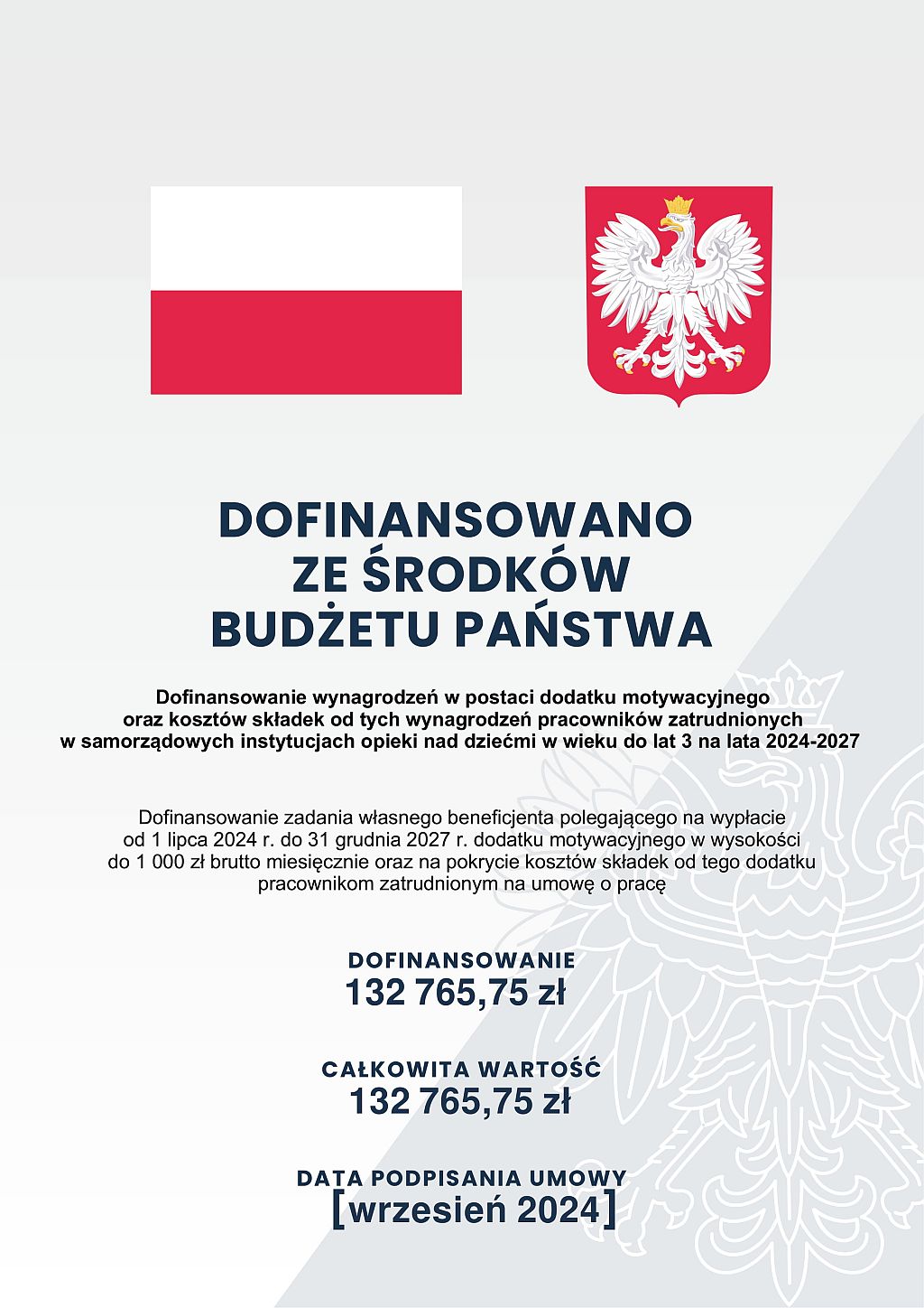 Dodatek motywacyjny dla pracowników żłobków samorządowych