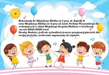 Rekrutacja do Miejskiego Zespołu Żłobków