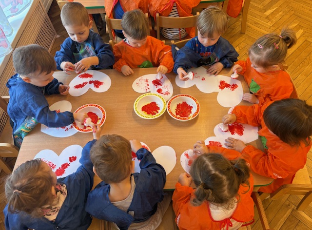 Walentynki w grupie Motylki